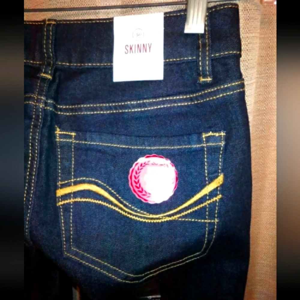 Womens NEW Sz 0 (23x31)  So Brand ~SKINNY~ Stretch Dark Wash Denim Blue Jeans